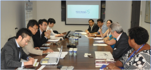 Tecpar訪問の様子/Soundpower Corporation e JDS visitam o Tecpar